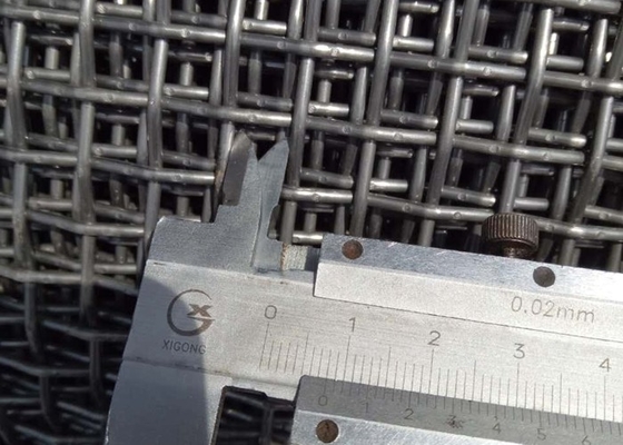 Larghezza unita tessuta 4.0mm della rete metallica di acciaio inossidabile del diametro 1.22m
